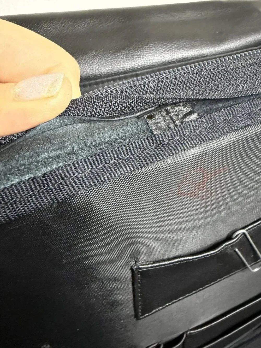Black Leather Men's Business Bag Briefcase 💼